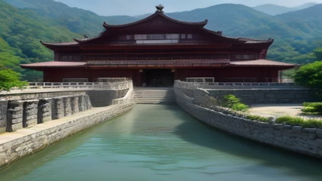 糖心vlog传媒城市漫游系列视频封面，拍摄者在老城区街道行走，光线昏黄有老电影质感